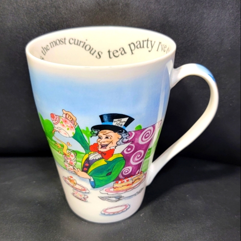 Alice in Wonderland 150th Anniversary Mug Mad Hatter Tea Party Cup Paul Cardew